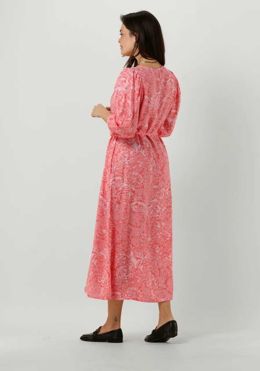 MSCH COPENHAGEN Dames Kleedjes Divina Ladonna 3/4 Dress Aop - Roze