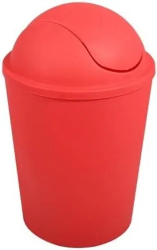 MSV 5,5 liter emmer met rood klapdeksel 5,5 liter
