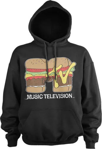 MTV Hoodie/trui -2XL- Hamburger Zwart