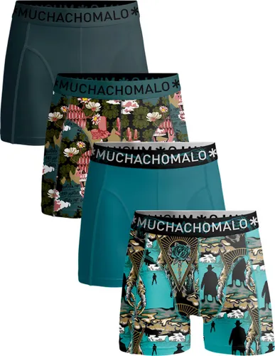 Muchachomalo-4-pack onderbroeken voor mannen-Elastisch Katoen-Boxershorts