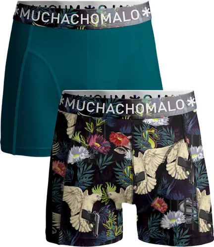 Muchachomalo Boxershorts Jongens 2 Pack - Normale Lengte - 158/164 - 95% Katoen - Onderbroek met Zachte Elastische Tailleband