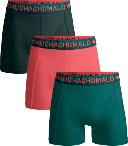 Muchachomalo Boxershorts Jongens 3 Pack - Normale Lengte - 122/128 - 95% Katoen - Onderbroek met Zachte Elastische Tailleband