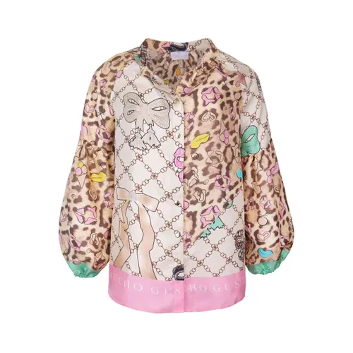 Mucho Gusto Blouse carini with bows and leopard