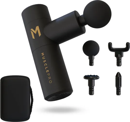MusclePro Mini - massage gun - professioneel massage apparaat - massage pistool - spier massage - sport massage - 4 mondstukken