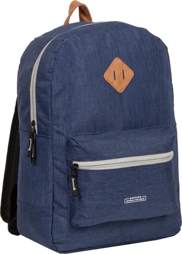 Mustang ® - Napels - Rugzak - Backpack - Rugtas - Schooltas - Laptoptas - Blauw - Nylon