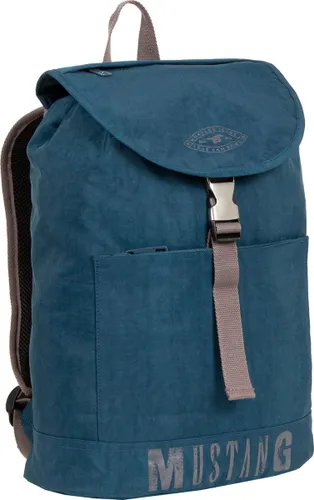 Mustang ® Tivoli Backpack sport crinkle nylon - Blauw