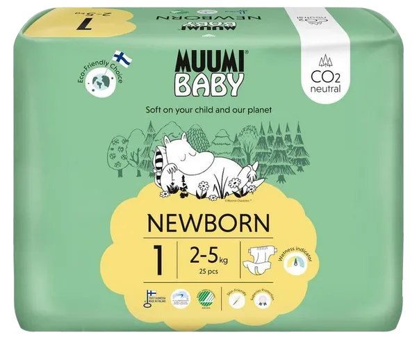 Muumi Baby Ecologische Luiers 1 Newborn