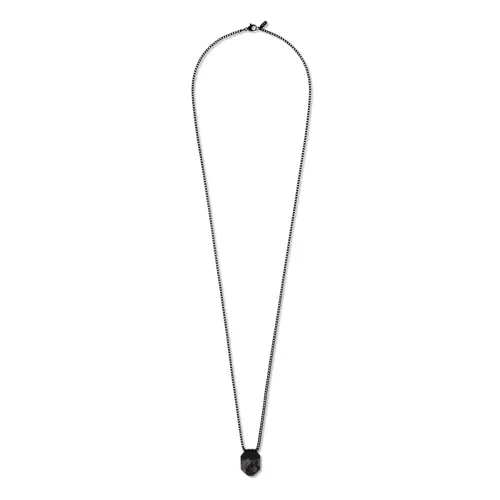 MVMT Heren halsketting hanger SHIELD NECKLACE zwart 28200247