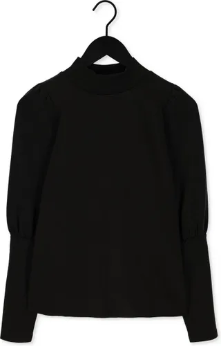 My Essential Wardrobe Elle Ls Puff Blouse Truien & vesten Dames - Sweater - Hoodie - Vest- Zwart