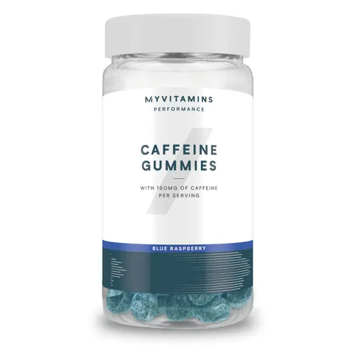 Myvitamins Caffeine Gummies - 60gummies - Blauwe Framboos