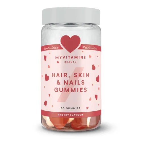 Myvitamins Hair Skin and Nails Gummies, Cherry (WE) (ALT) - 60gummies - Kersen
