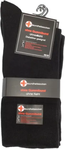Naadloze sokken (3 paar) - Zwart