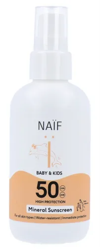 Naif Care Baby&Kids Minerale Zonnebrand Spray SPF50