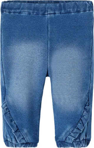 name it NBFBELLA SHAPED R SWE JEANS 2404-TR NOOS Meisjes Jeans - Medium Blue Denim_