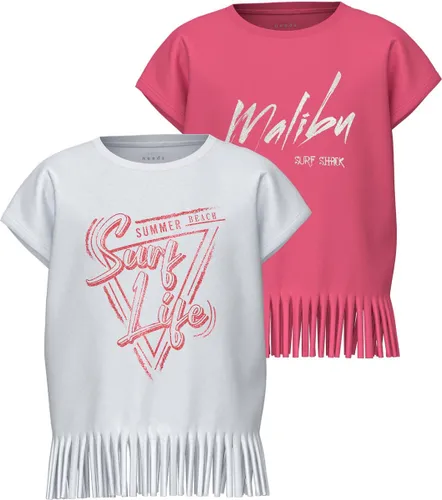 NAME IT NKFVALONE 2P CAPSL SHORT TOP Meisjes T-shirt