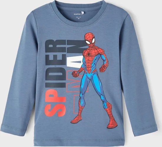 NAME IT NMMJANY SPIDERMAN LS TOP NOOS MAR Jongens T-shirt