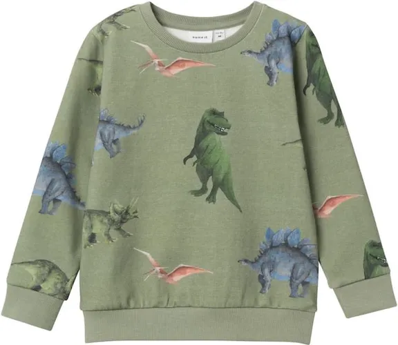 Name it sweater jongens - groen - NMModino