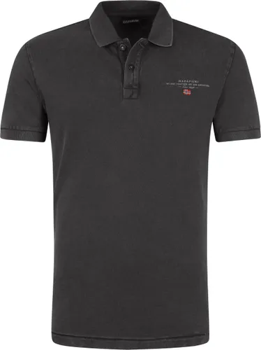 Napapijri - Elbas Polo Donkergrijs - Modern-fit - Heren Poloshirt