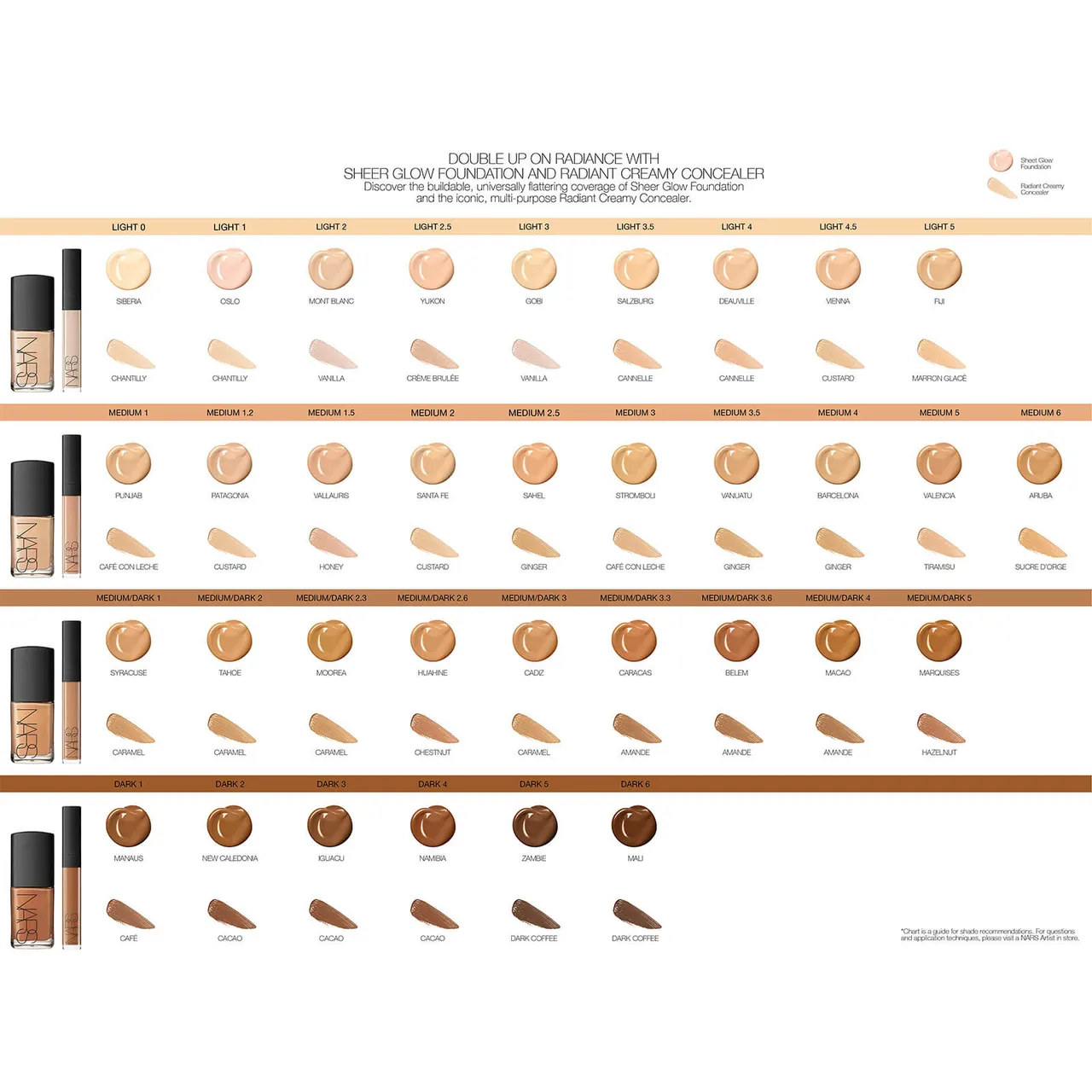 NARS Cosmetics Sheer Glow Foundation (Various Shades) - Stromboli