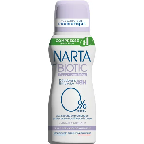 Narta Biotic Gecomprimeerde Deodorant voor de Gevoelige
