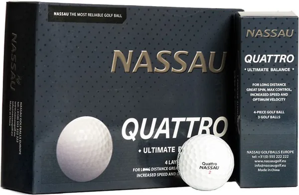 Nassau Quattro Golfballen