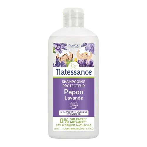 Natessance - Papoo Beschermende Shampoo - Lavendel -