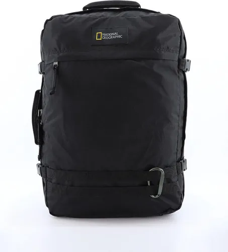 National Geographic 3 in 1 Handbagage Rugzak / Laptop Rugzak / Reistas / Weekendtas - 32 Liter (M) - Hybrid - Zwart