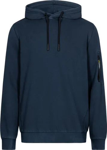 National Geographic Garment Dyed Hoodie Navy