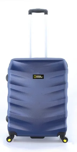 National Geographic Handbagage Harde Koffer / Trolley / Reiskoffer - 54x35x20cm - Arete - Blauw