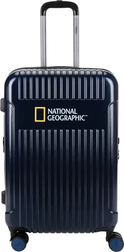National Geographic Harde Koffer / Trolley / Reiskoffer - 55 cm (S) - Transit - Blauw