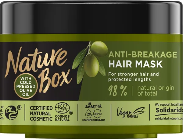 Nature Box Olijfolie intensieve versterking haarmasker met