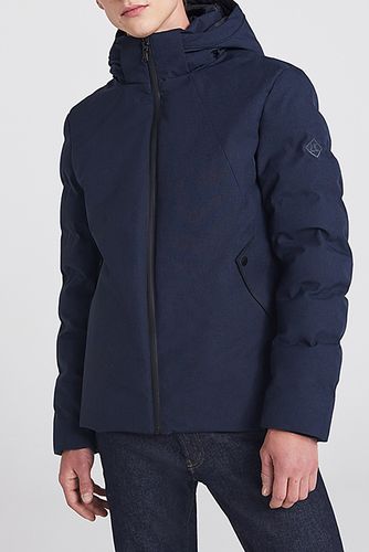 Navy Marl Waterproof Breathable Padded Jacket