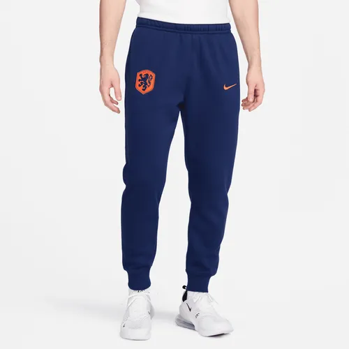 Nederland Club Nike voetbaljoggingbroek van fleece voor heren - Blauw