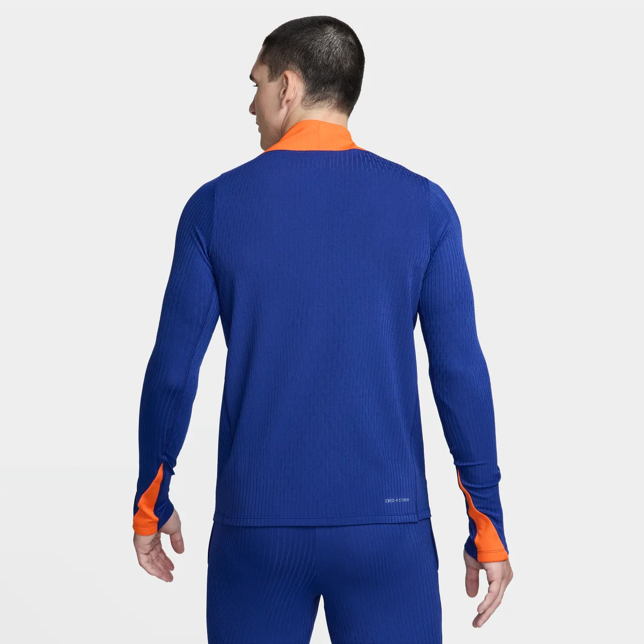 Nederland Strike Elite Nike Dri-FIT ADV knit voetbaltrainingstop voor heren - Blauw
