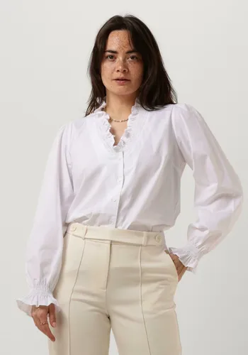 NEO NOIR Dames Blouses Brielle Solid Shirt - Wit