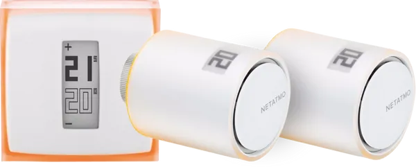 Netatmo Thermostaat + 2 radiatorknoppen