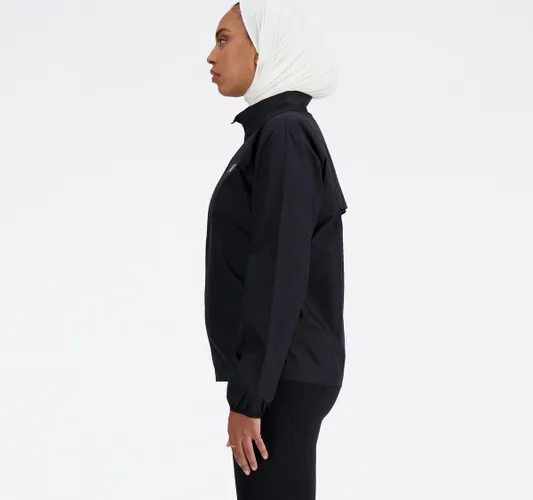 New Balance Active Woven Jacket Dames Sportjas - Zwart