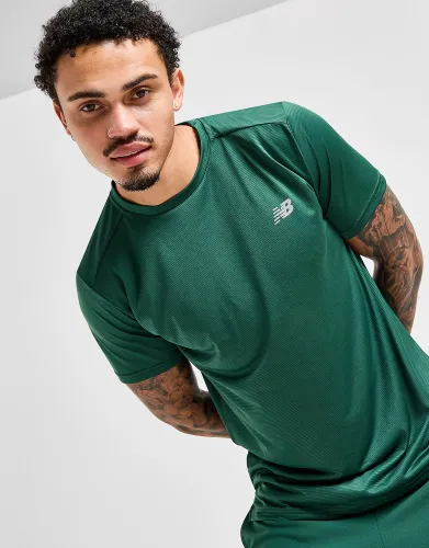 New Balance Essential Run T-Shirt, Green