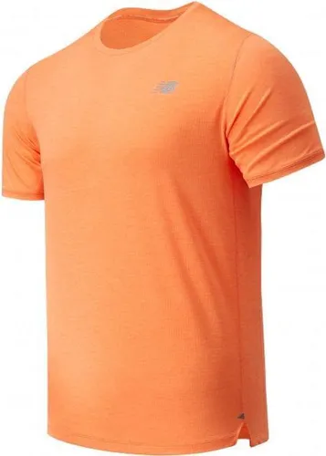 New Balance Impact Run Shirt Heren - sportshirts - oranje