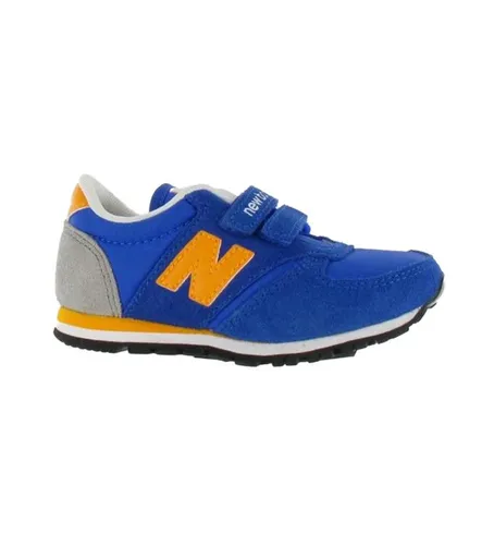 New Balance KE420 blau/oran Klittenbandschoenen