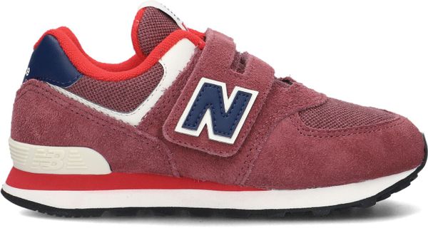 NEW BALANCE Meisjes Lage Sneakers Pv574 - Rood