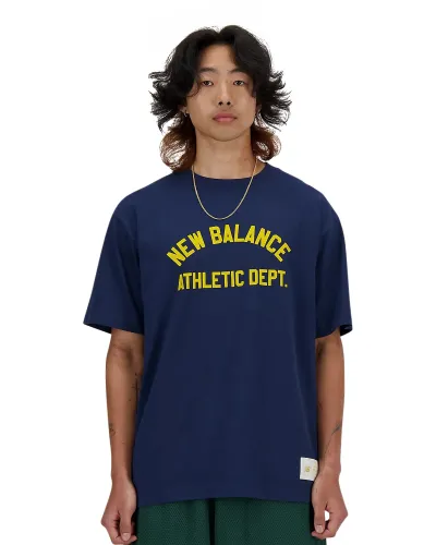 New Balance Ringer Tee Navy T-shirts-polos