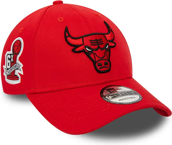 New Era - Chicago Bulls NBA Side Patch Red 9FORTY Adjustable Cap
