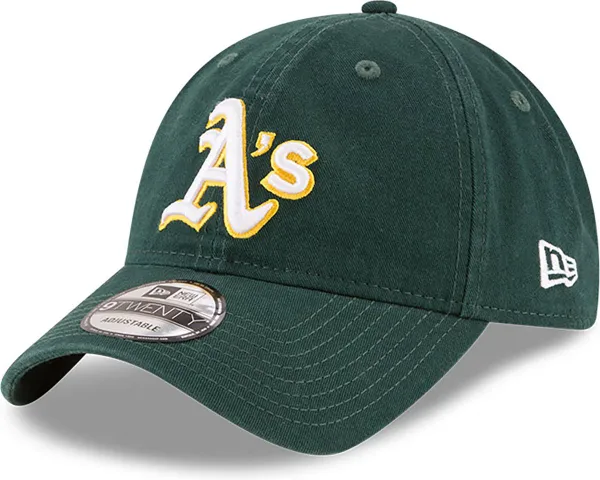 New Era - Dad Cap - Oakland Athletics MLB Core Classic Dark Green 9TWENTY Adjustable Cap