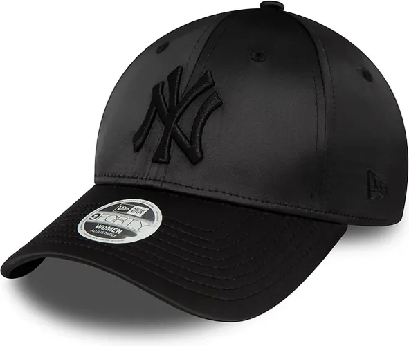 New Era - New York Yankees Womens Satin Black 9FORTY Adjustable Cap