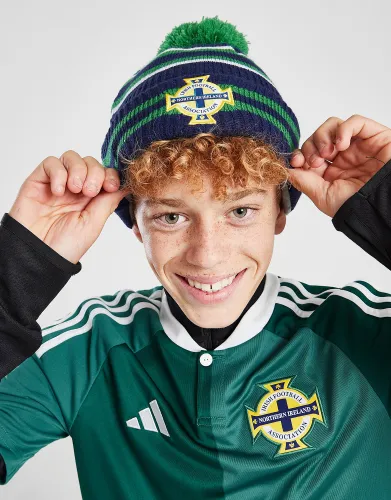 New Era Northern Ireland Youth Pom Beanie Hat, Green
