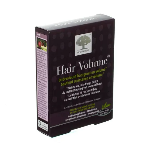 New Nordic Hair Volume Voedingssupplement Haargroei en Volume 30 Tabletten