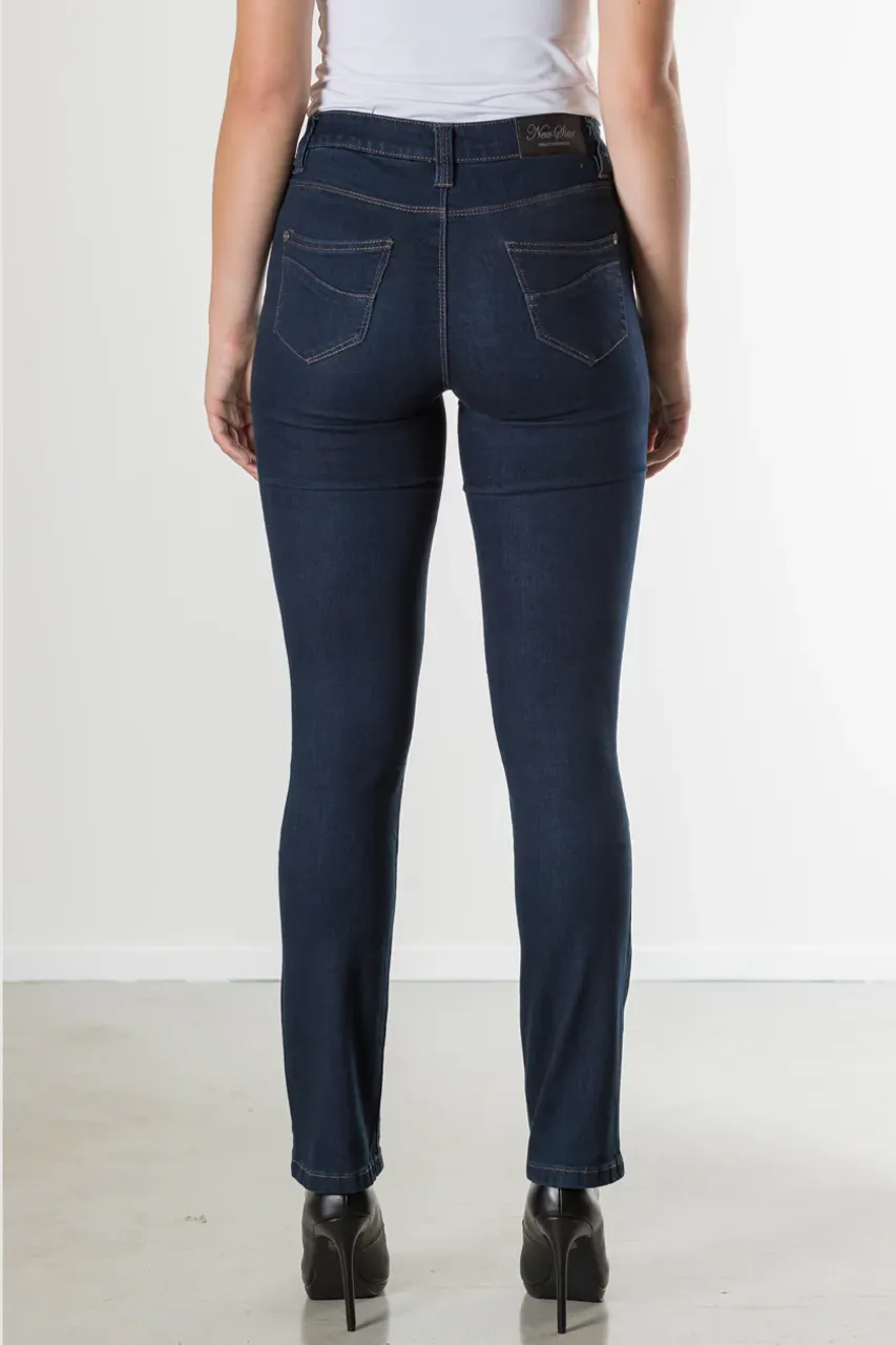 New-Star Memphis dames regular-fit jeans darkstone