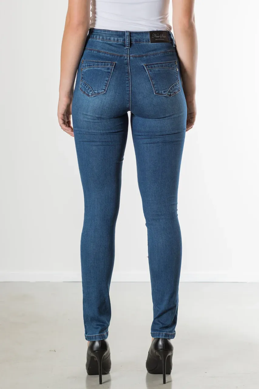 New-Star New orlean dames slim-fit jeans stone used
