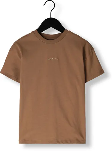 NIK & NIK Jongens Polo's & T-shirts Heavy T-shirt - Bruin